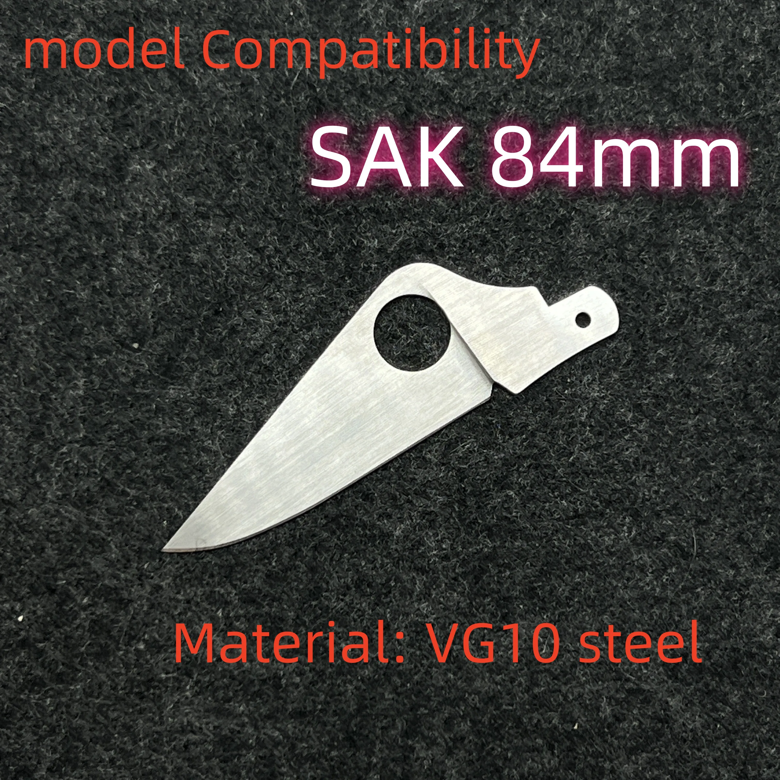 

1 Pcs Handmade VG10 Steel Replacement Blade for 84mm Victorinox Swiss Army Knife SAK Accessories