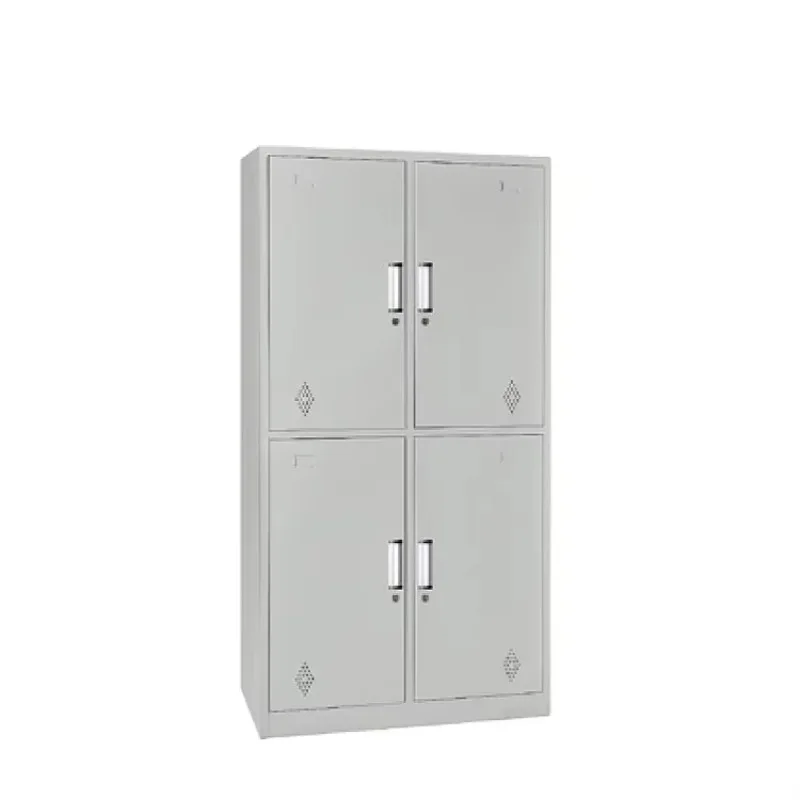 

Clothes Locker Room Workshop Ski Gym 2 Door Metal Locker Steel Workforce Wardrobe Storage Cabinet