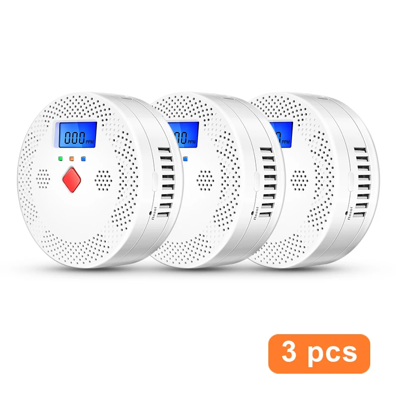 Tuya WiFi Smart Koolmonoxide Detector Alarm 85dB Geluidswaarschuwing LCD Digitale Display Thuis Indoor Real-Time CO Monitor Vergiftiging