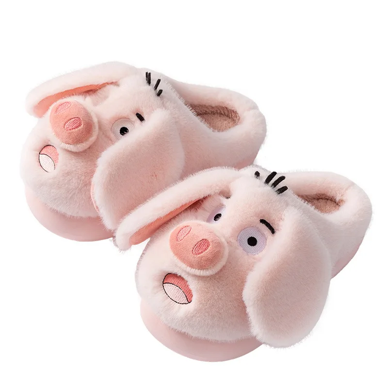 

Adorable and Cute Piggy Fleece Slippers for Women - New Style Wearable Plush Slippers for Home & Indoor Warmth
