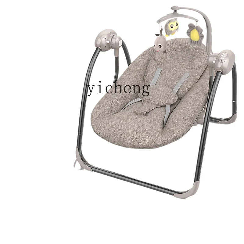 Tqh Baby Electric Rocking Chair Baby Cradle Recliner Baby Caring Fantstic Product Sleeping Comfort Chair Newborn Sleeping Cradle