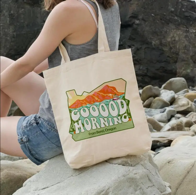Individuelle Tragetasche mit Logo Personalisierte Canvas-Einkaufstasche mit Druckdesign Werbeartikel Großhandel Mindestbestellmenge 50 Stück – Detail 7