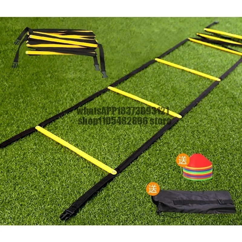 Fixed agile football basketball jumping soft rope ladder step training physical fitness auxiliary equipment