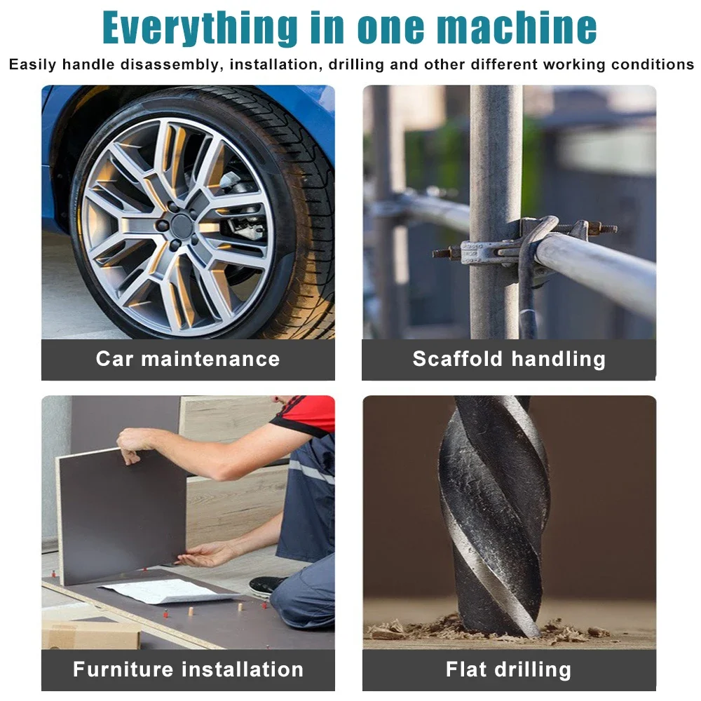 320N.M Impact Electric Wrench Brushless Wrench Cordless Tool Power Tools Rechargeable For Makita 18V Battery