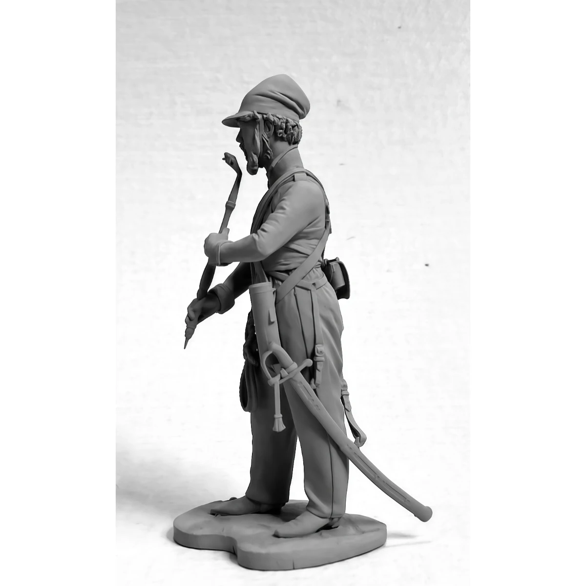 

Комплект неокрашенной модели из смолы 54 мм, военная тема, артиллерийский пистолет Don Cossack, установленный в разобранном виде и неокрашенный GK