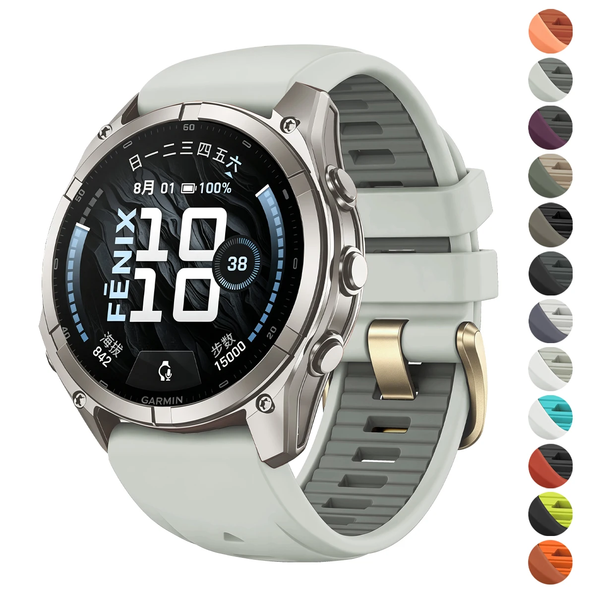 Strap 20mm For Garmin Fenix 8 9 43mm 7S 6S Pro 5S Plus Silicone Band for Instinct 3 E 40mm Wristband Bracelet Replacement Correa