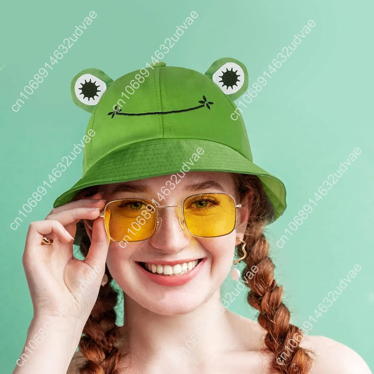 Шляпа-ведро с лягушкой — хлопковая забавная рыбацкая шляпа для взрослых, подростков и мужчин
