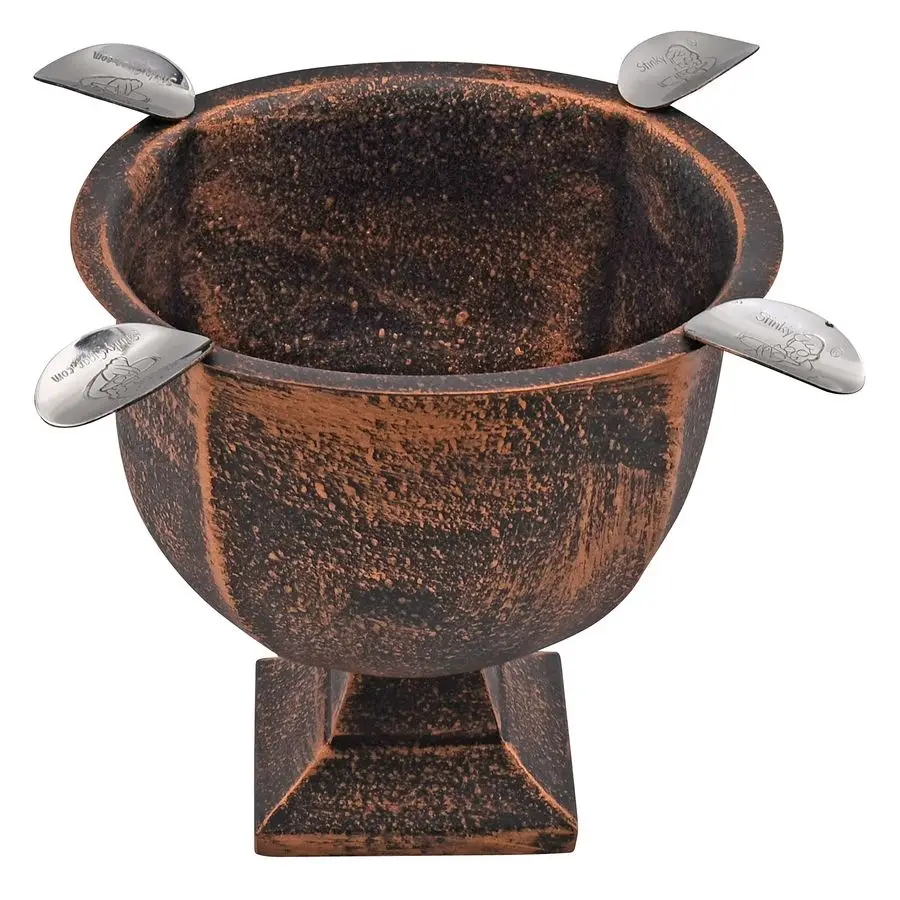 

Ashtray, Designer Series, BoxPressed, Deep Bowl Design, Windproof, CopperBlack