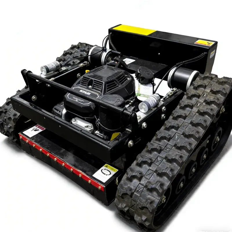 Industrial-Grade Self-Propelled Remote-Controlled Tracked Slope Mower - for Steep Hillside, Orchard & Farm Grass Cutting