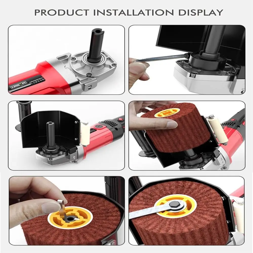 

Multifunctional Electric Angle Grinder Accessories Sanding Wheel Power Tool Parts Burnishing Polishing Machine Part Polishing