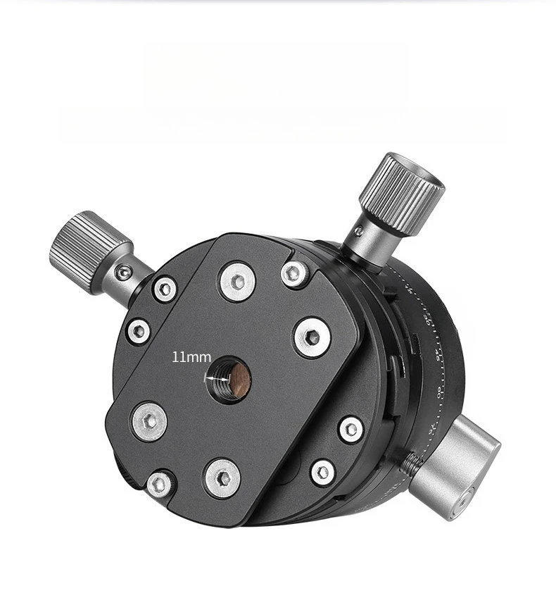G2 Professional Gear Fine-tuning Gimbal Dual Axis 10 Degree Shot Panoramic Macro Jewelry Building Gimbal