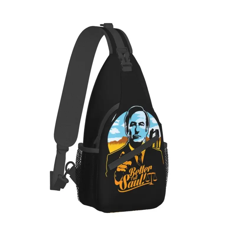 Heisenberg-mochila cruzada Breaking Bad Sling para hombre, bolso de pecho personalizado, mejor llamada Saul, bolso de hombro para viajes, senderismo, Daypack