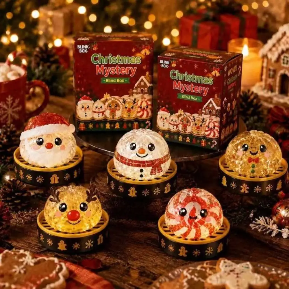 TPR Christmas Squishy Toys Squeezable Decompression Slow Rising Squeeze Toy Santa Reindeer Snowman Soft Dumpling Squishies