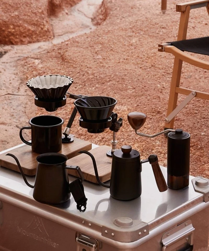 

Outdoor camping, portable coffee racks, office origami filter cups