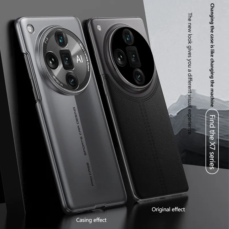 Matte PC Hard Case For OPPO Find X7 Ultra X5 X5Pro X3 X3Pro Porsche Design Glass Film Screen Precision Camera Protection Cover