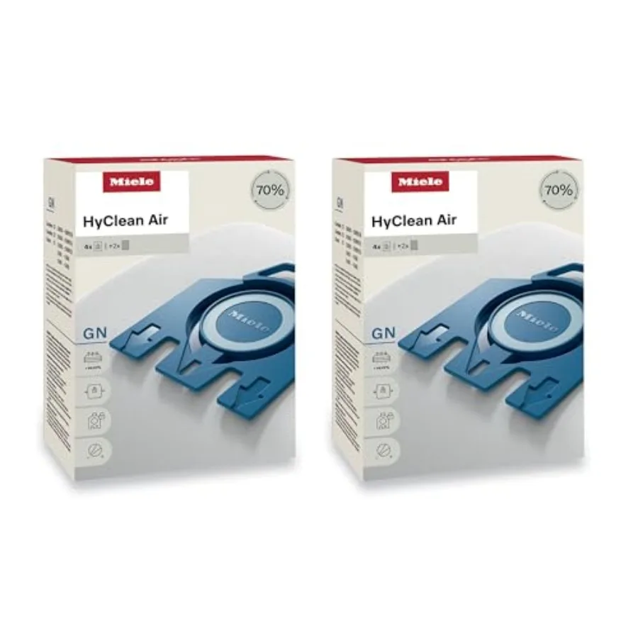 

Original GN AirClean 3D Efficiency Vacuum Cleaner Bags for Classic C1, Complete C2/C3, and S2/S5/S8 Vacuum Cleaners, Pack of 4