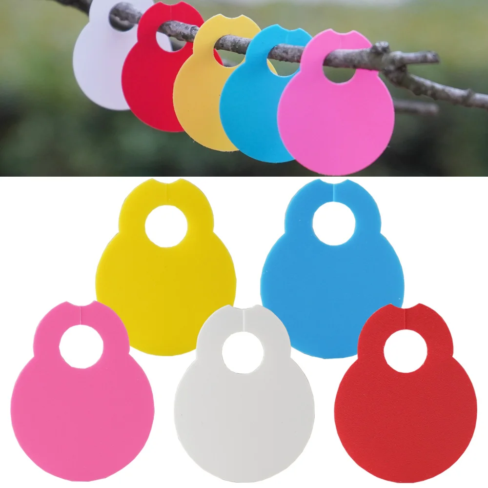 

50-200PCS Waterproof Plant Markers Plastic Plant Hanging Tags Gardening Grape Melon Fruit Label Multifunction Portable Sign