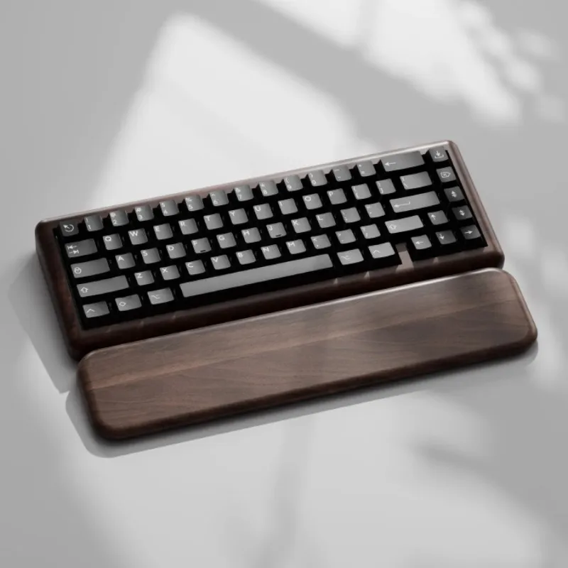 KBDfans DUSK67 Mechanical Keyboard Kit Customized Walnut Wood Single Mode Wired Hot Swap RGB VIA Gamer Mechanical Keyboard