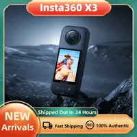 Insta360 X3 Action Camera 5.7K 360 4K/30 72MP Photo Live Streaming 10m Waterproof Helmet Video Recording Sport Insta 360 X3 Cam