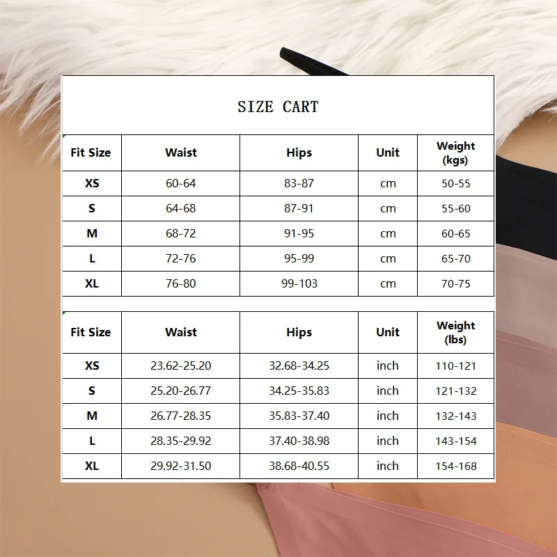 3PCS/Set Silk Seamless Thongs for Women Sexy Low Rise Panties Female Ultra Thin… - Image 6