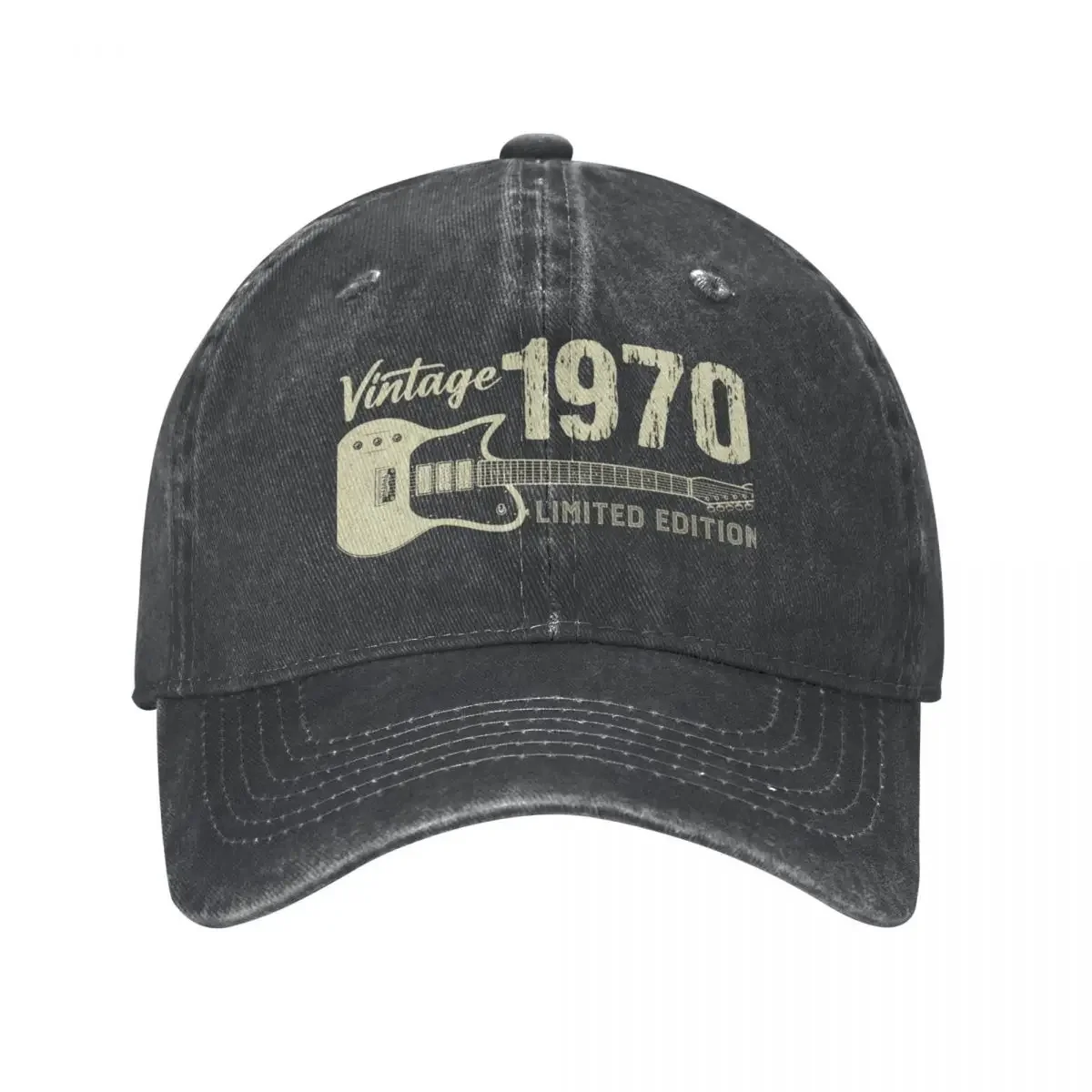 Guitar Lover 1970 Vintage Birthday Gifts Limited Edition 70s Born Cap Cowboy Hat Anime Winter Cap For Women Men's