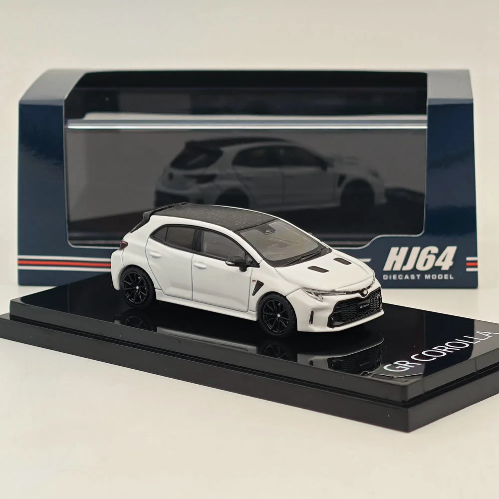 1/64 Hobby Japan for GR COROLLA RZ  Super White II HJ641067W Diecast Models Car Collection Auto Toys Gift