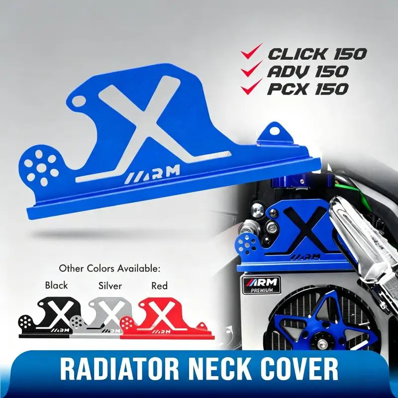 NewX-Cut Radiator Neck Cover Full CNC Aluminum For Click 125i 150i ADV PCX 150