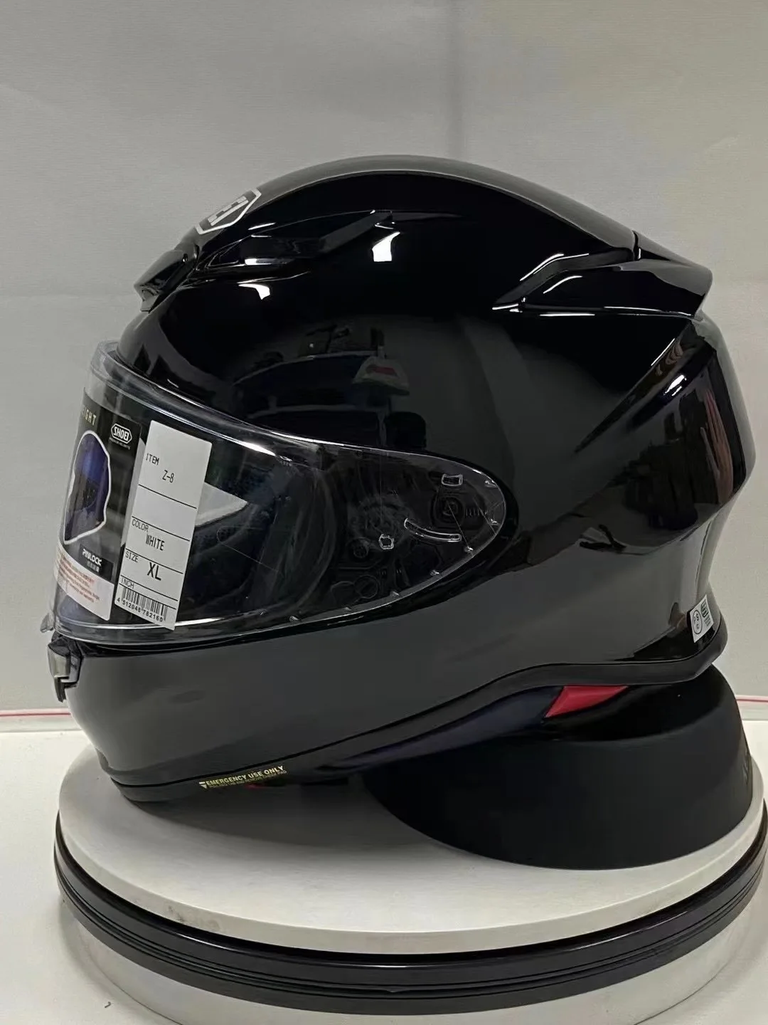 خوذة دراجة نارية كاملة الوجه i Z8 Z-8 NXR2 خوذة ركوب الدراجات النارية باللون الأسود اللامع خوذة كاسكو دي موتوسيكلتا