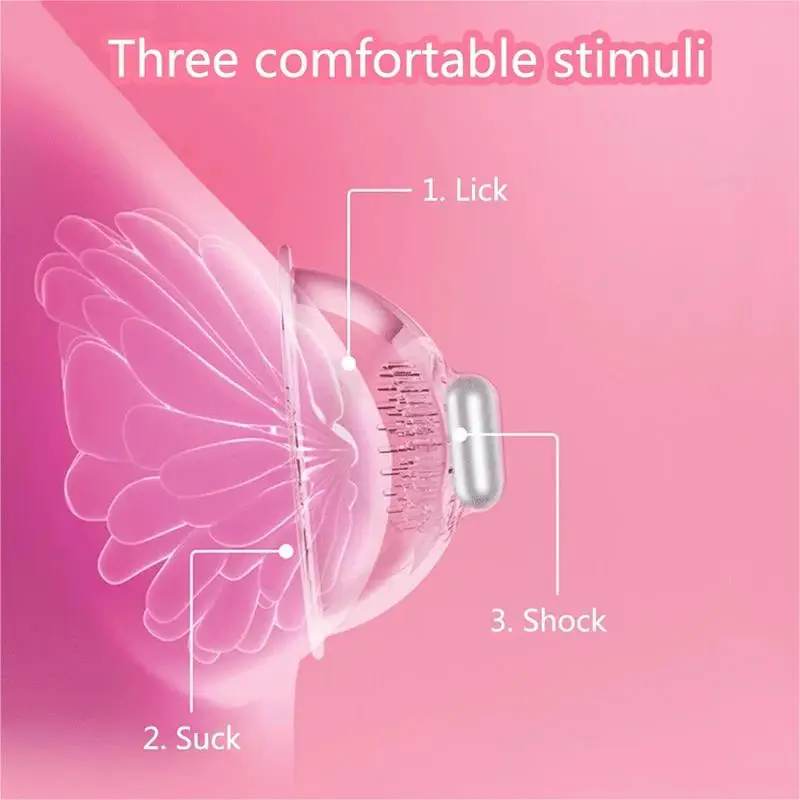 Nipple Clitoris Sextoy Stimulator Remote Control Sex Toy Electric Female Nipples Sucker Clitoral Vibrator Sex Sucking Toys 18+