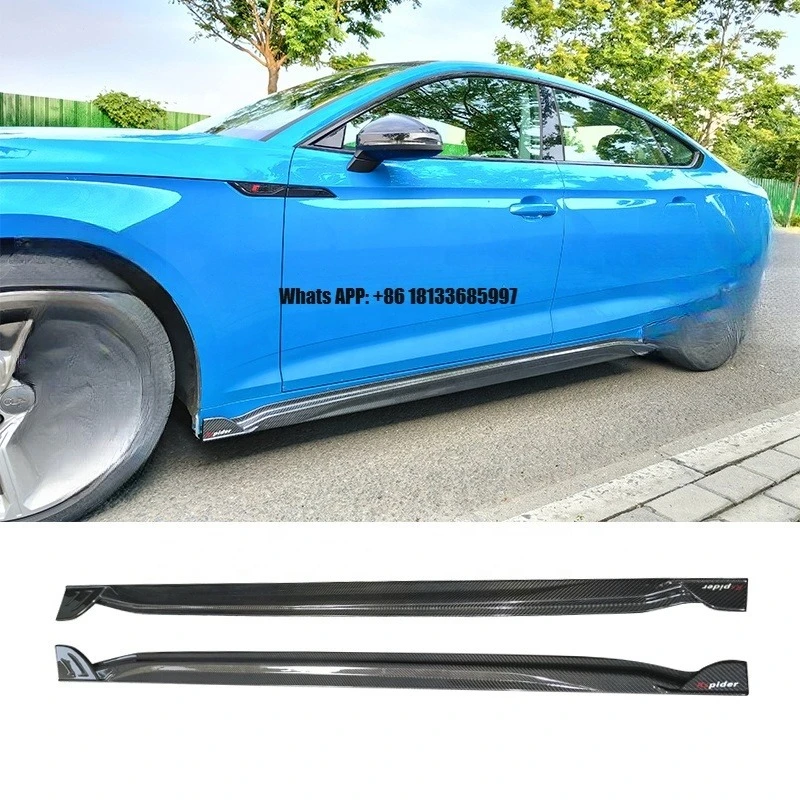 

For Audi A5 S5 C8 Side Skirt Car Bodykit Upgrade A5 S5 B9.5 B9pa Side Lip Skirt 2020-2022