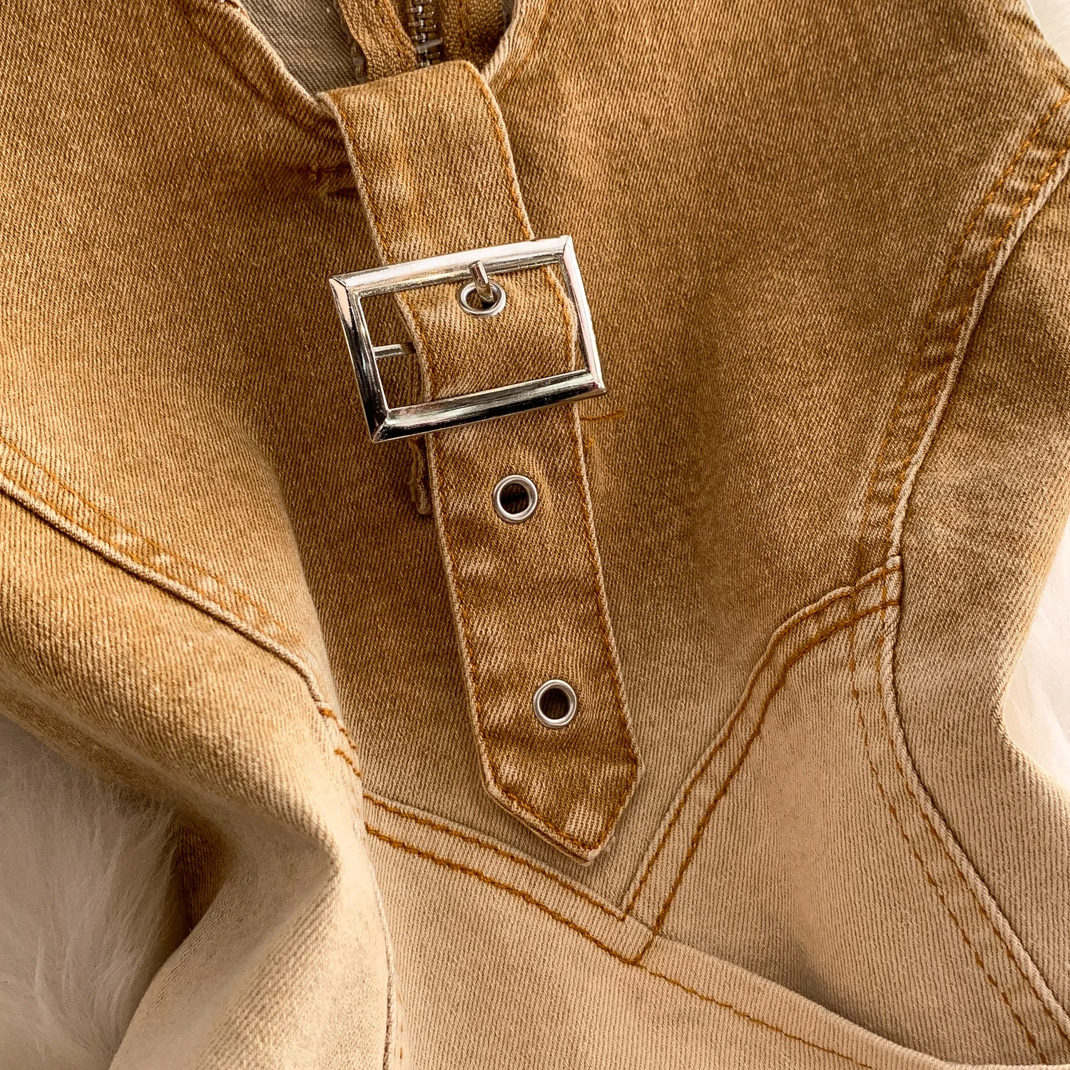 Feminino denim hotsweet define v cruz camis topo hit cor saia terno 2 pçs ins chique festival festa de aniversário feriado punk hippie terno