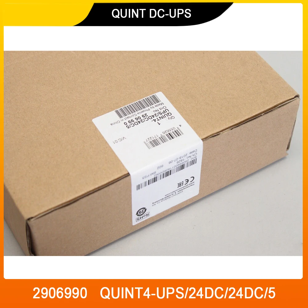 New For Phoenix 2906990 QUINT4-UPS/24DC/24DC/5 QUINT DC-UPS 24VDC/5A Uninterruptible Power Supply