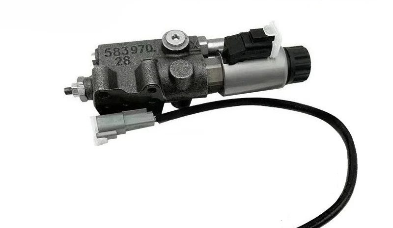 Excavator parts  fan pump motor solenoid valve coil