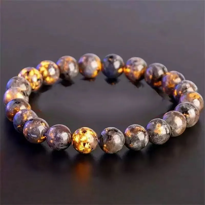 Flame New Fluorescent Fire Spirit Madonna Stone Bracelet Glows Under Purple Light
