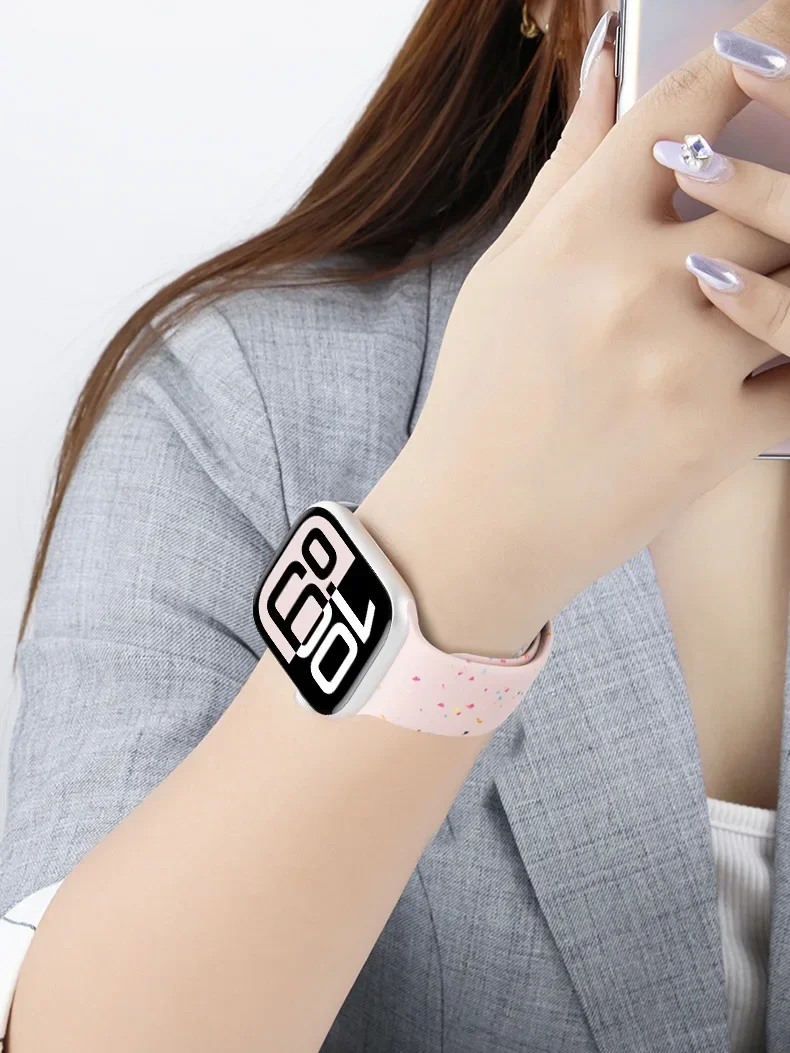 Apple Watch用シリコンバンド,2〜49mm,10シリーズ,46mm, 42mm, 9mm,8mm,7mm,45mm, 41mm iwatch 6、5、4、se、44mm、40mm、新品