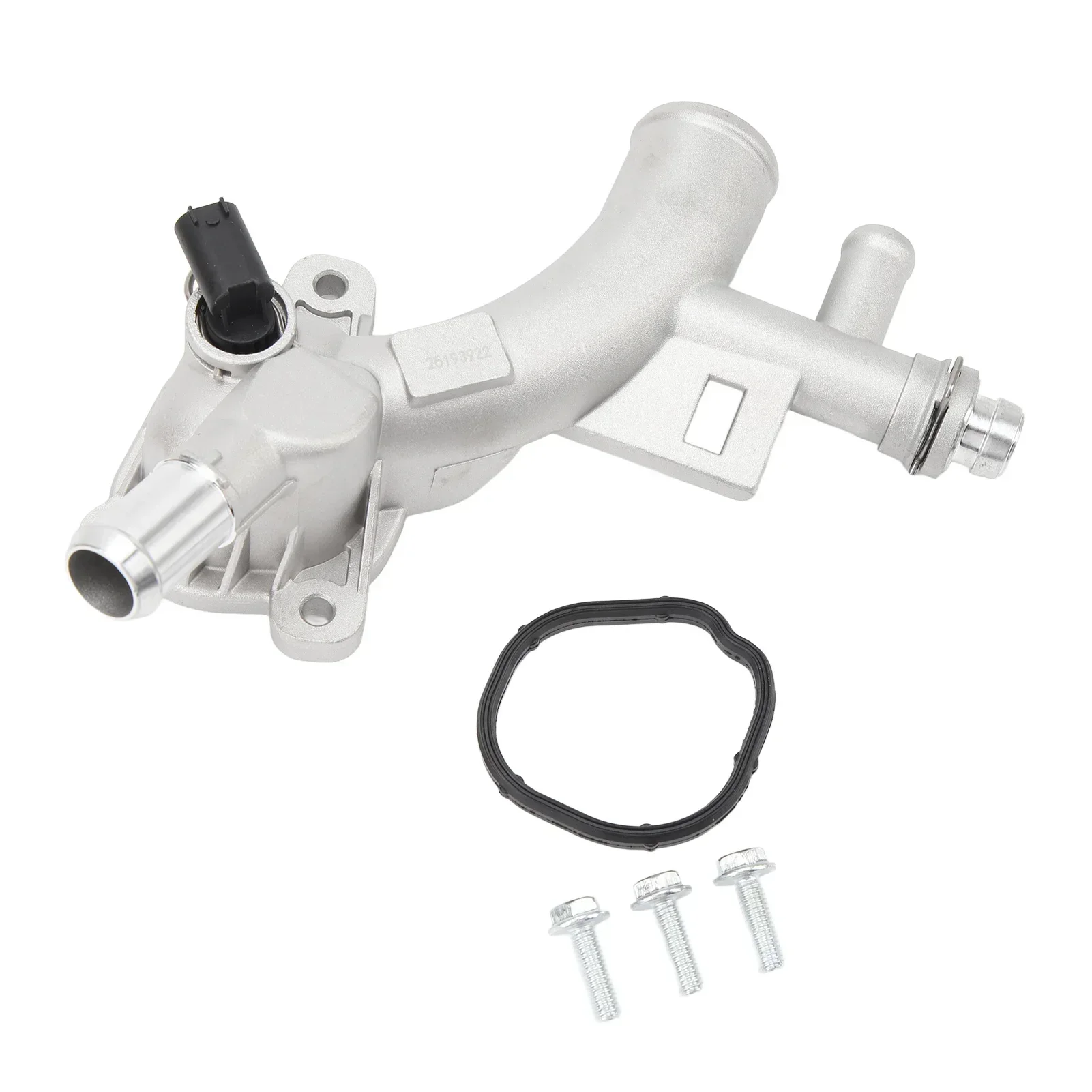 

25193922 55565334 Aluminum Coolant Water Outlet Thermostat Housing For Buick Encore 1.4L 2013-19 For Chevy Cruze 1.4L 2011-16
