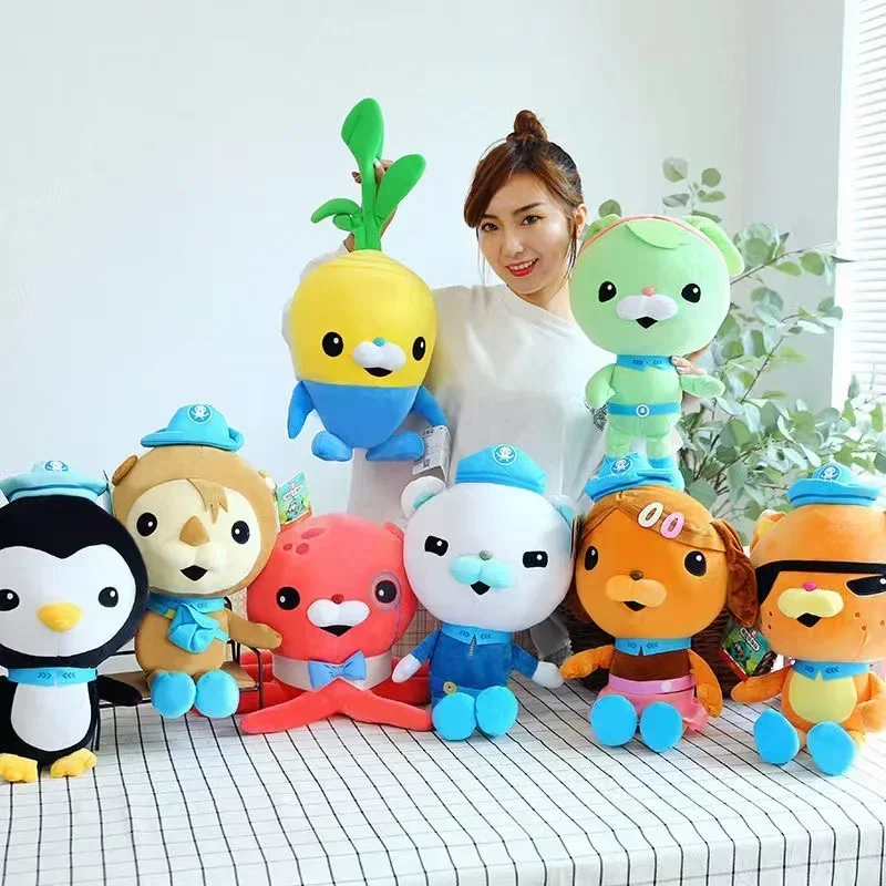 30 см Octonauts плюшевые игрушки, мягкие игрушки-животные, куклы, куклы Kwazii tslow pesdashi, Мультяшные плюшевые подушки, детские рождественские подарки