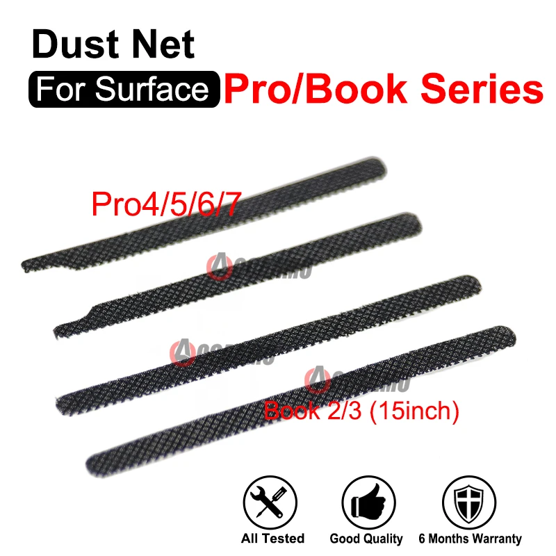 2Pcs Loudspeaker Dust Net Mesh Replacement Parts For Microsoft Surface Pro 3 4 5 6 7 8 Pro4 GO1 GO2 Book 1 2 3 13.5
