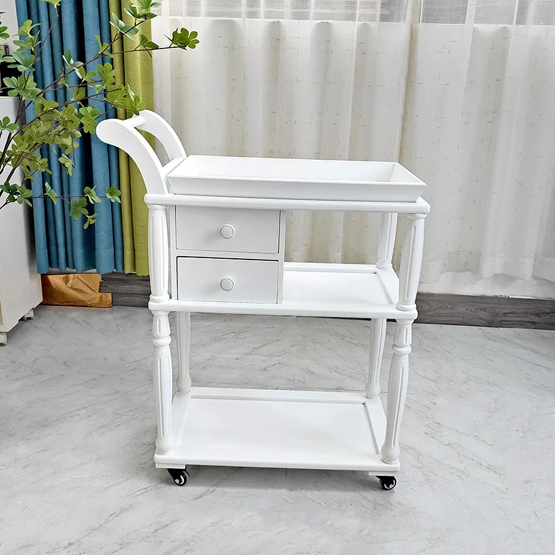 

Salon Hair Equipment Cart Trolley With Cabinet Cosmetic Helper Aestheticscarrinho de cabeleireiro Multifunction Beauty