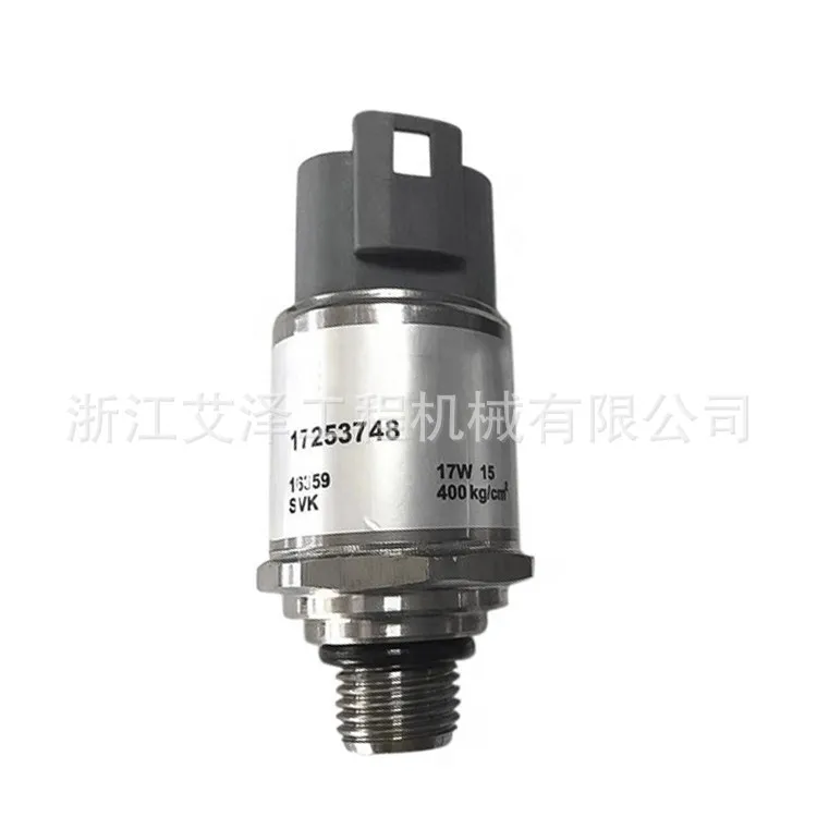 Excavator Hydraulic Pump High Pressure Sensor EC220D EC300 Pressure Sensor 17253748