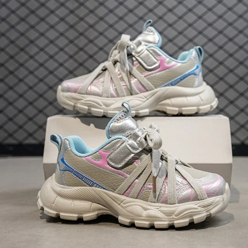 

Children's Running Shoes Hot Sale of The Season Autumn Style Breathable Sports Sneakers Boys Girls Versatile Anti-Slip