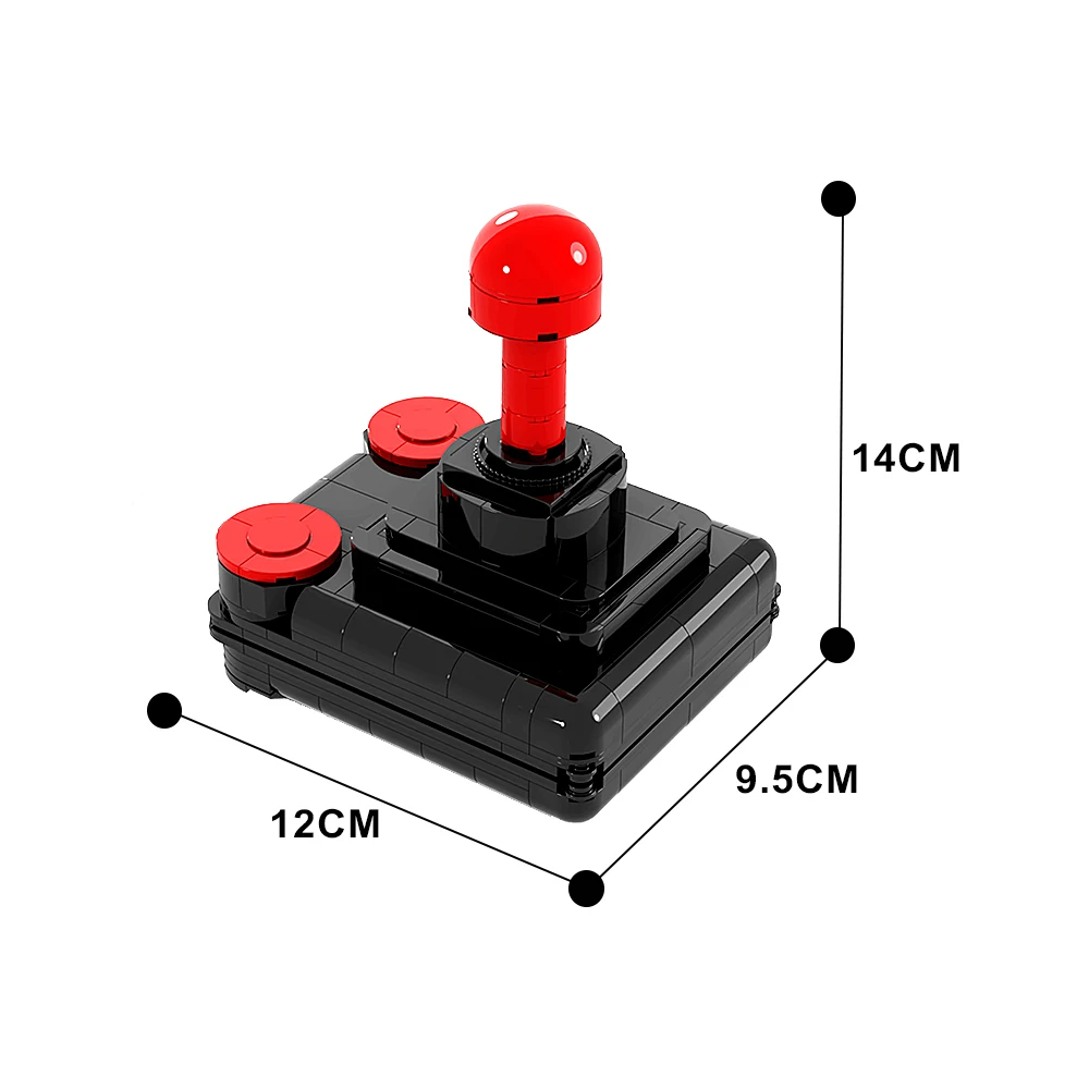 MOC  Competition PRO Full Scale Joystick With Moving Parts Building Blocks Model Game Controller Bricks Assembly Toys Kids Gifts