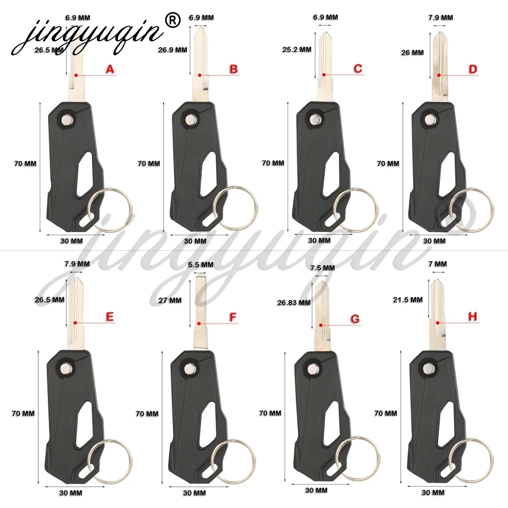

1/5/10pcs Motorcycle Flip Key for Kawasaki Benelli PARA Honda Yamaha Suzuki Pulsar Hero PIAGGIO HARLEY KTM VICTORY BMW DUCATI