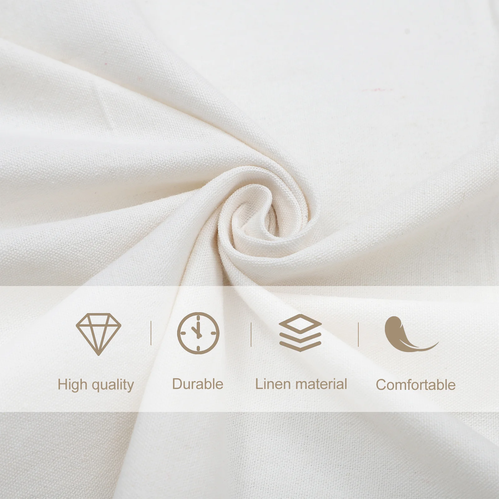 

1Pcs Cotton Linen Tablecloth Simple Home Dining Table Mat Decorative Tea Table Mat Lightweight Washable