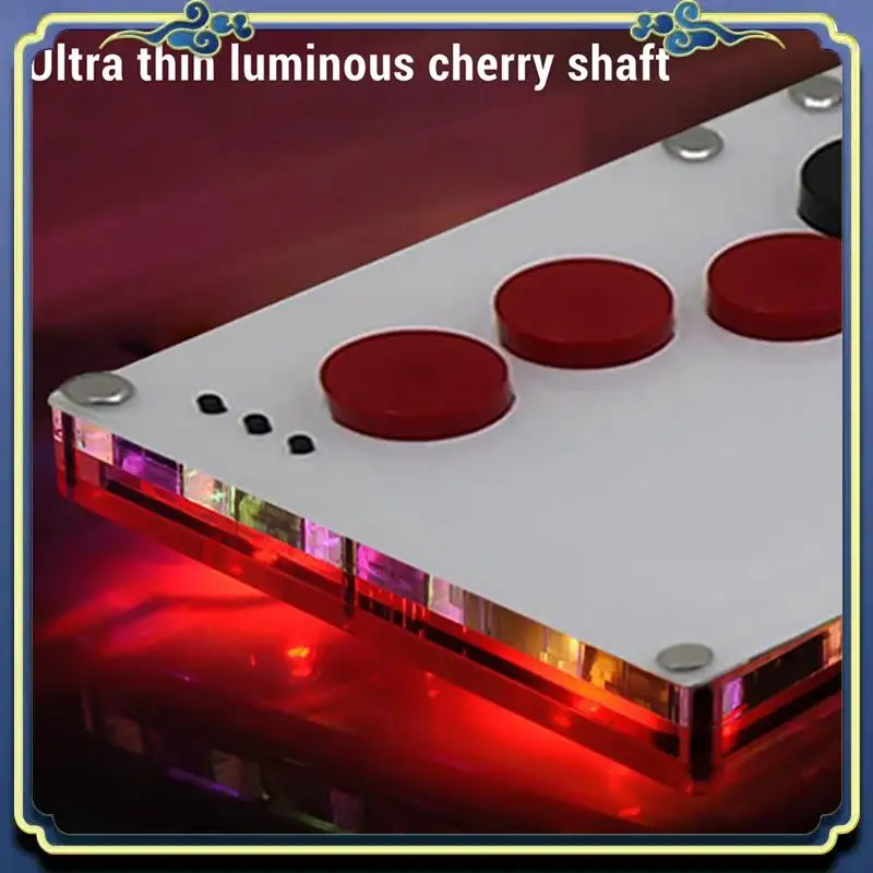 

Portable Slim Finger Joystick Full Button Arcade Fight Controller Game Controller With Hot-Swap Function For Favorite Arcade Gam