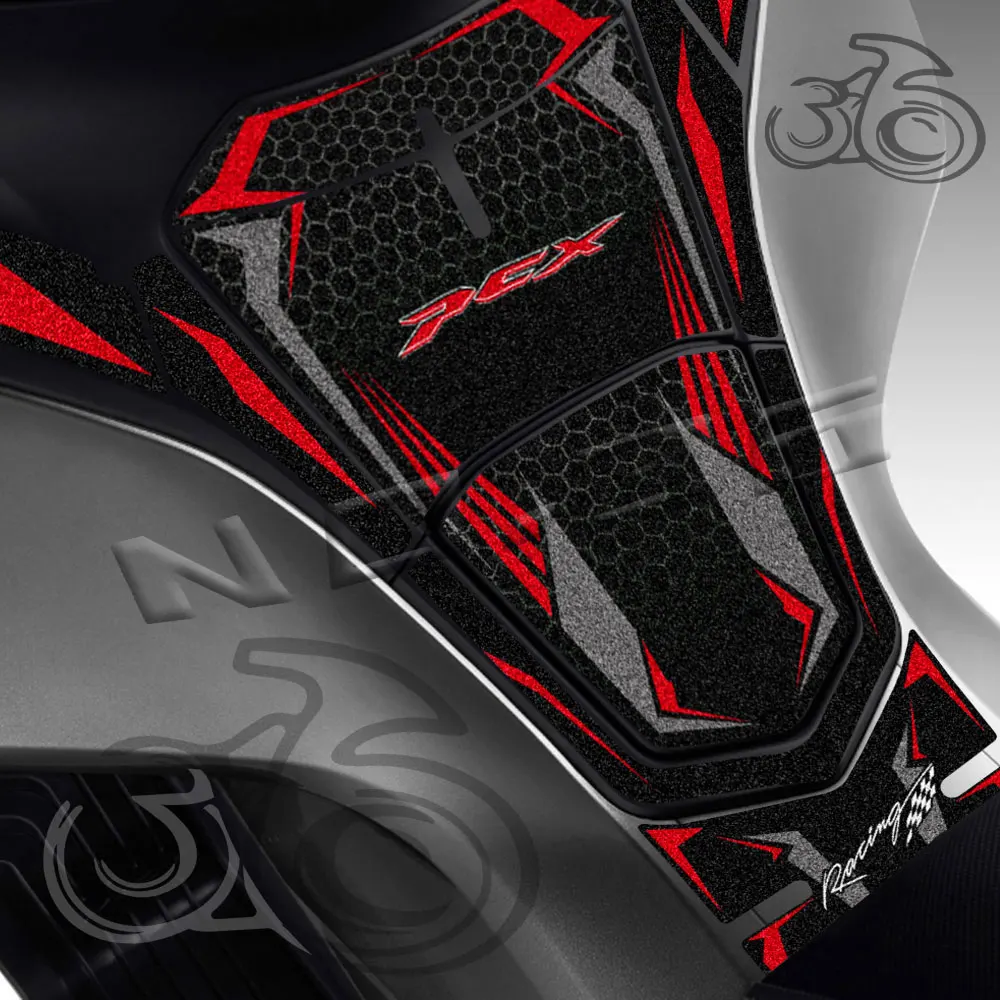 For Pcx 125 150 160 2021 2022 2023 2024 Motorcycle Tank Pad Sticker Scooter Protector Traction Decal Accessories Waterproof