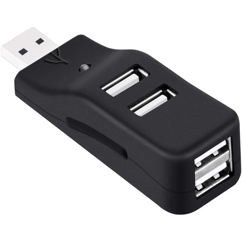 Концентратор USB 4 порта, мини-концентратор данных USB 2,0 маленький портативный, для ПК, портативный, портативный компьютер, M