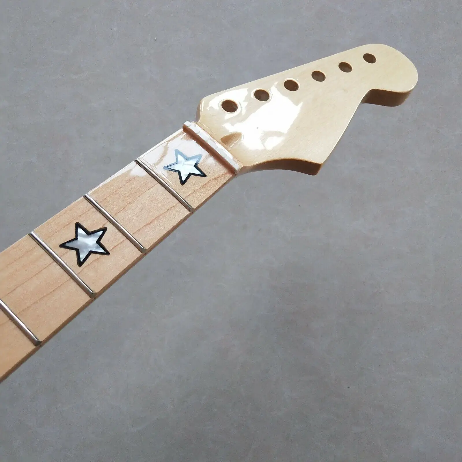 High quality Electric Guitar Neck 22 Fret 25.5inch Maple Fingerboard Star inlay