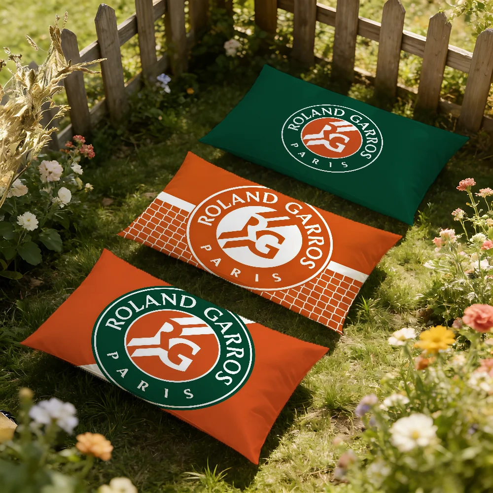 R-roland logo luxury cushion cover G-garros Hit Product Home Sofa living Room Double-sided Soft Decorative Pillow Cover