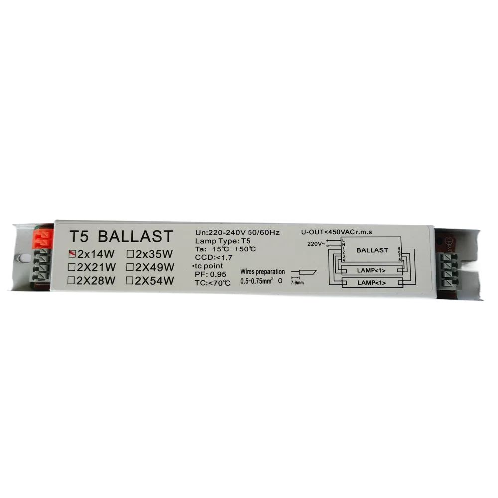 FSL EB-T5 14/28W 220V 50HZ Electronic Ballasts for T5 Fluorescent Lamps 2X14W 2X28W